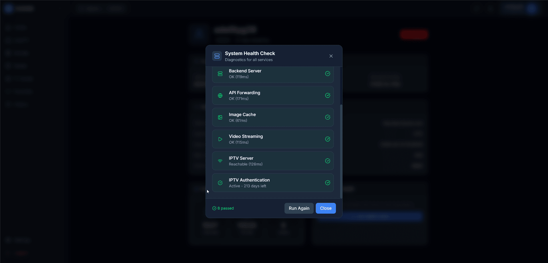 Health Check Details